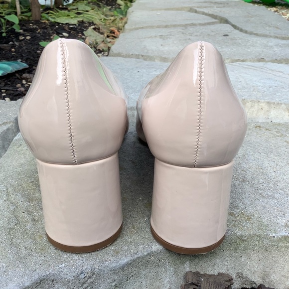 Zara Basic Nude Round Heels - Picture 6 of 8